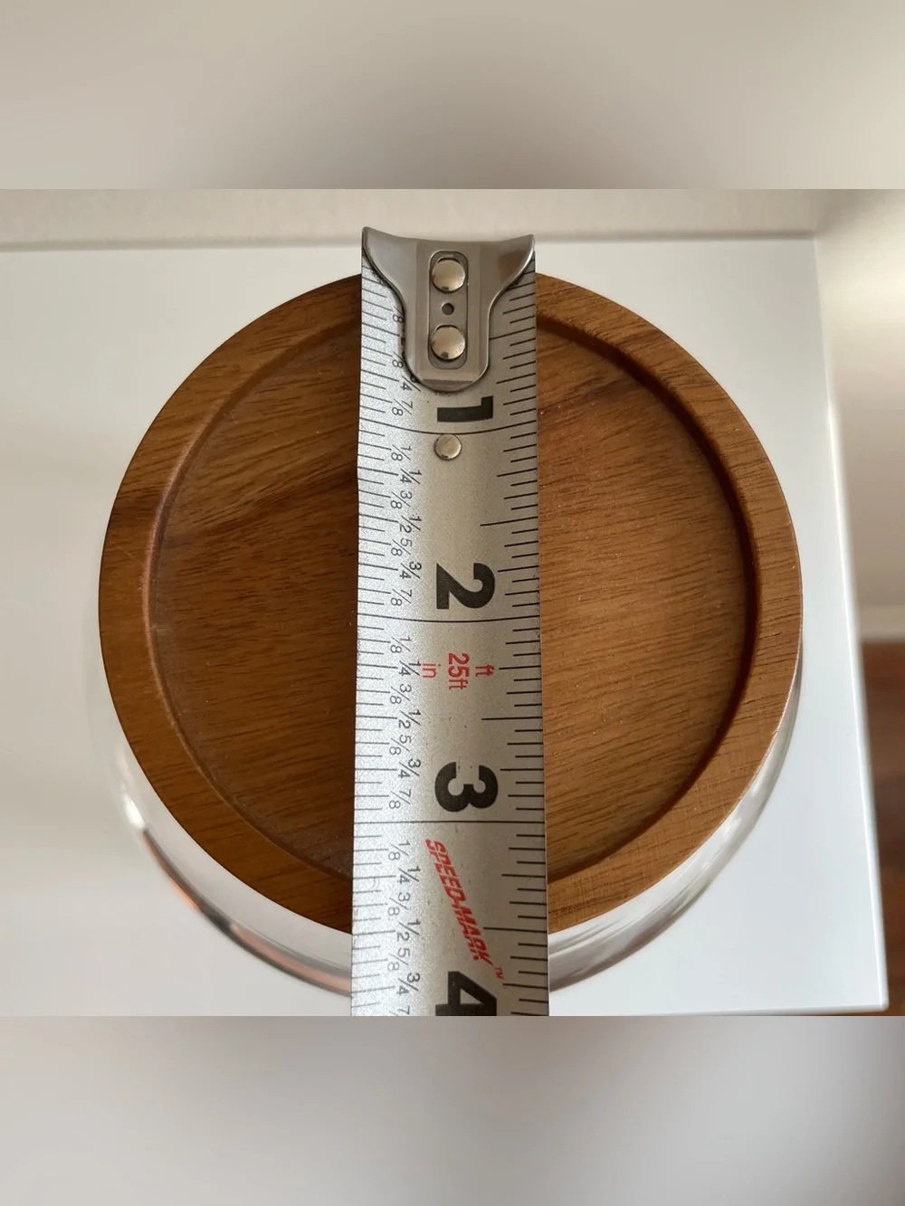 Glass Storage Jar with Wooden Lid